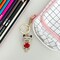 Wrapables Crystal Bling Key Chain Keyring with Tassel Car Purse Handbag Pendant